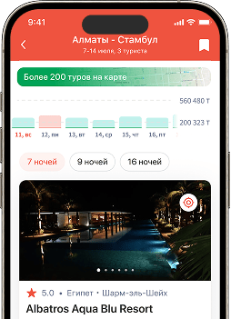 Подбор тура на карте